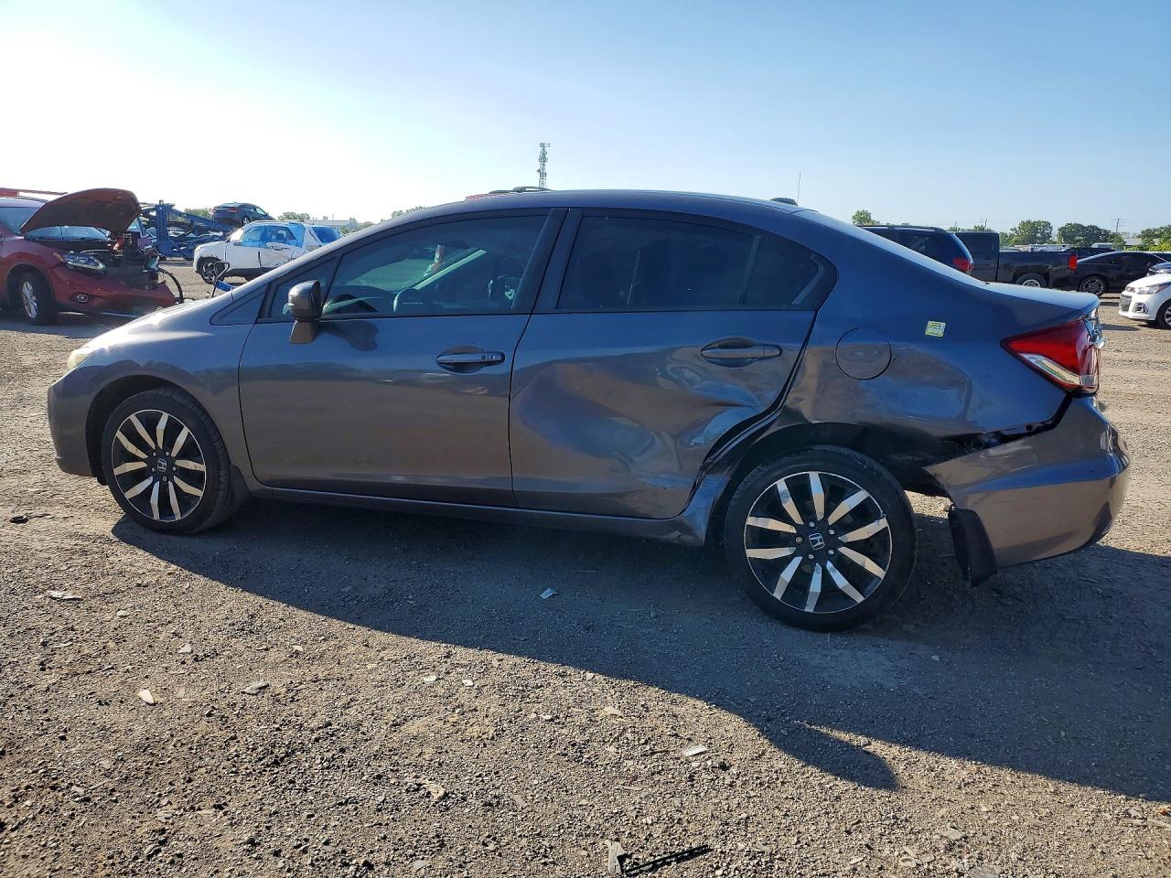 2015 Honda Civic Se Серый vin: 2HGFB2F70FH044607