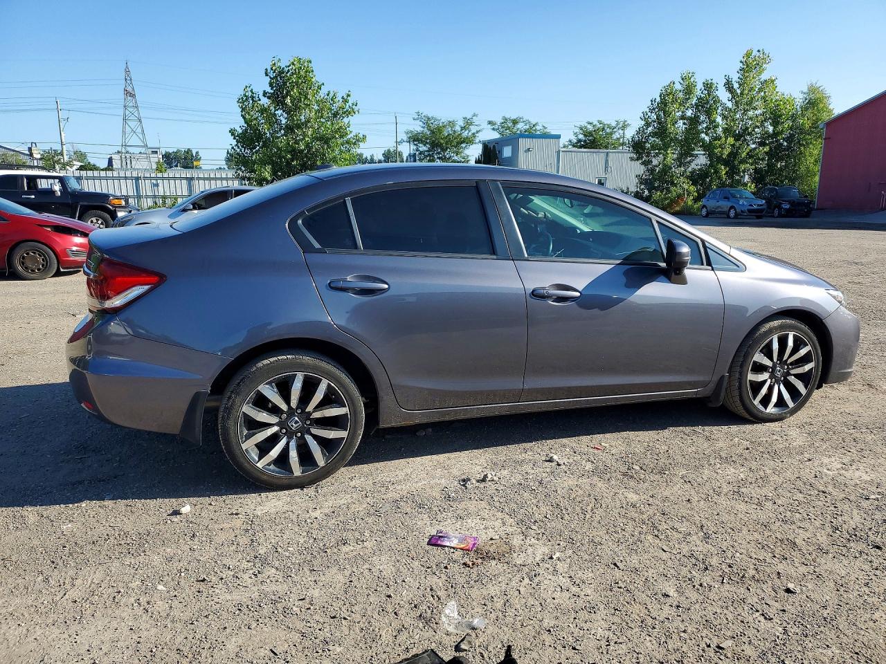 2015 Honda Civic Se Серый vin: 2HGFB2F70FH044607