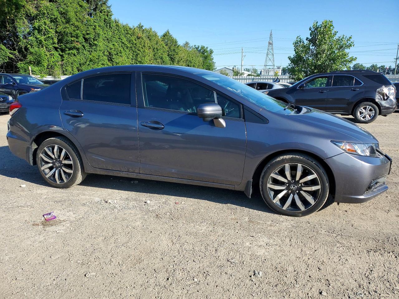 2015 Honda Civic Se Серый vin: 2HGFB2F70FH044607