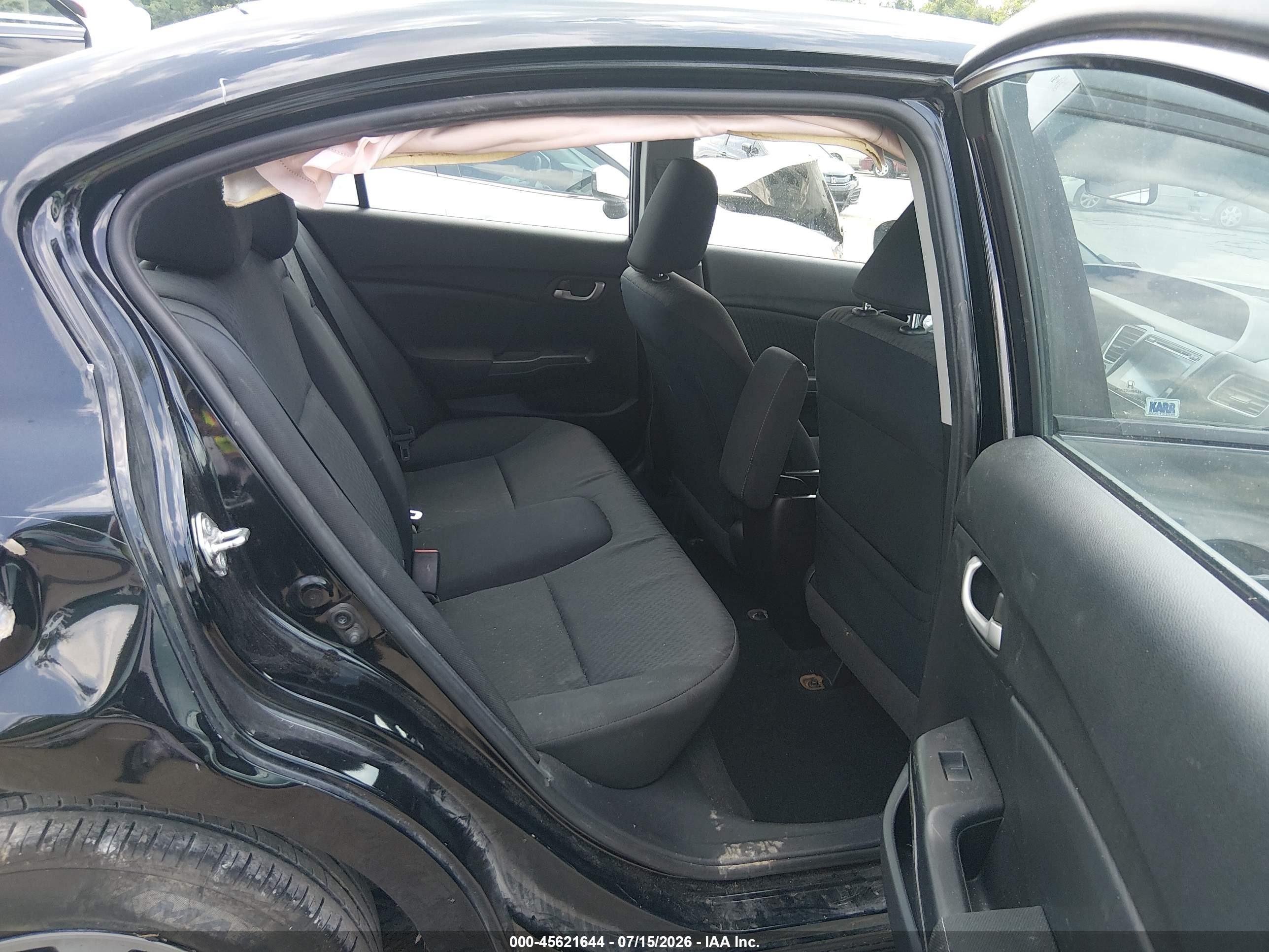 2015 Honda Civic Se Black vin: 2HGFB2F70FH522346