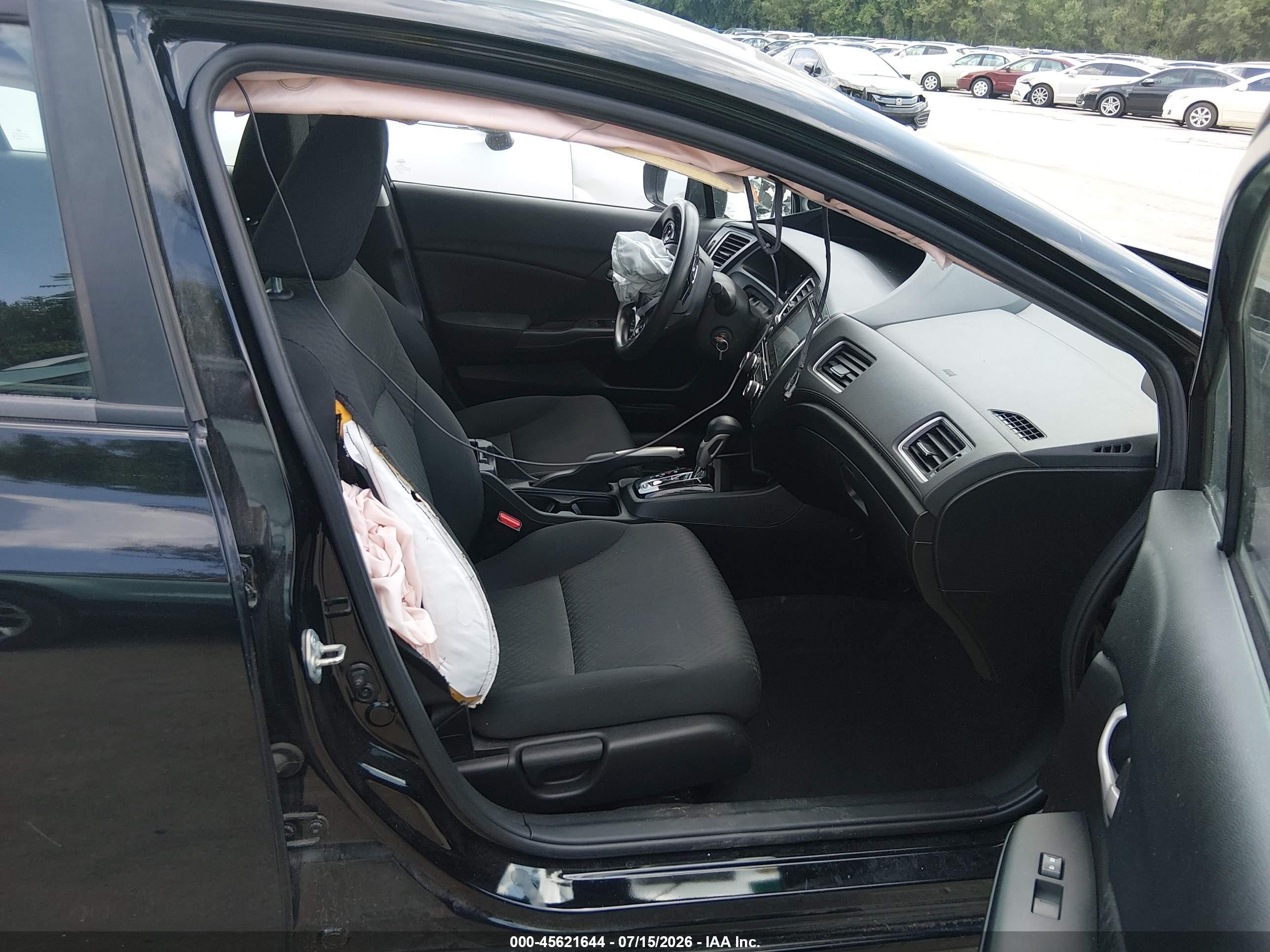 2015 Honda Civic Se Black vin: 2HGFB2F70FH522346