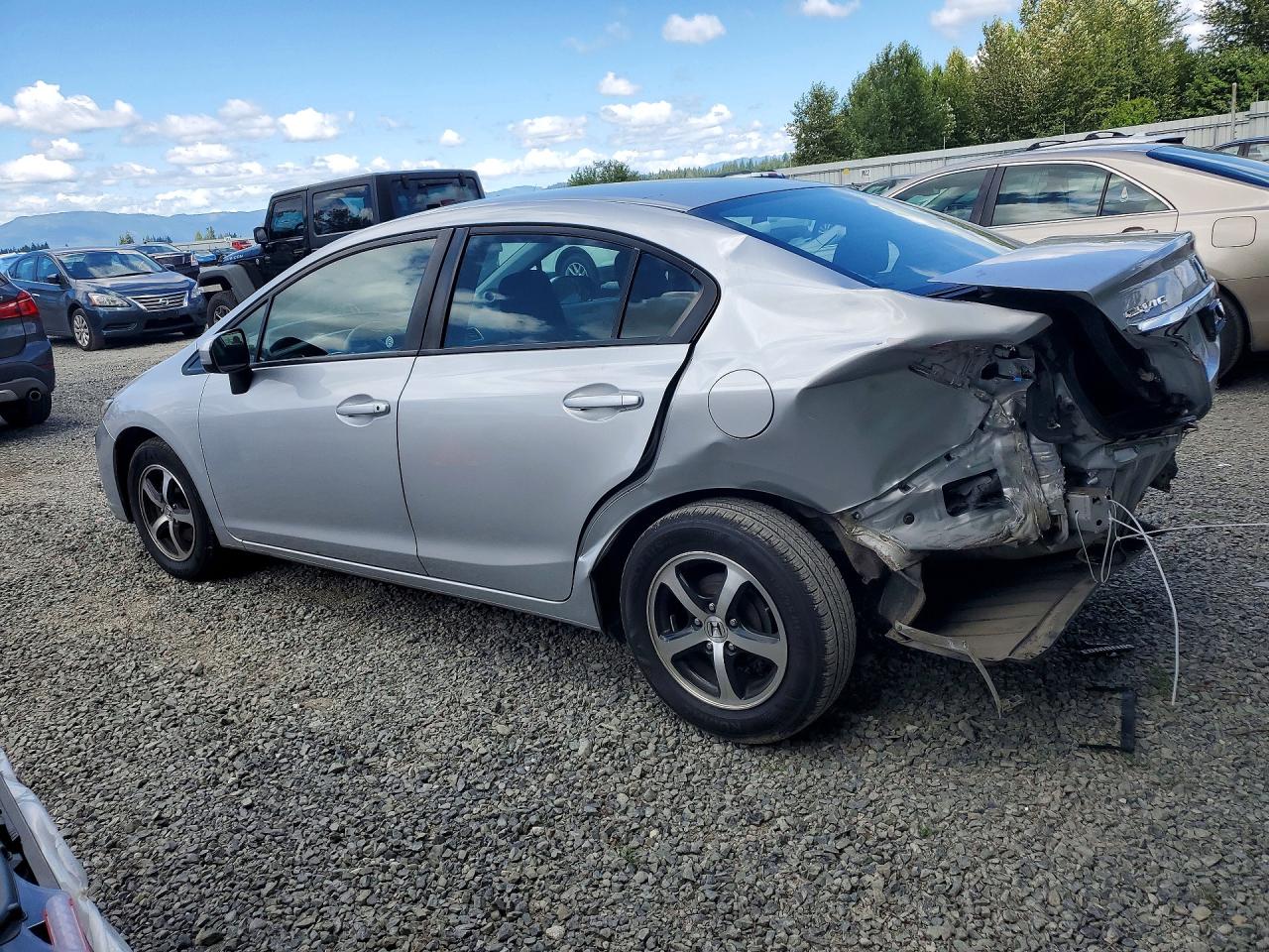 2015 Honda Civic Se Silver vin: 2HGFB2F70FH535856