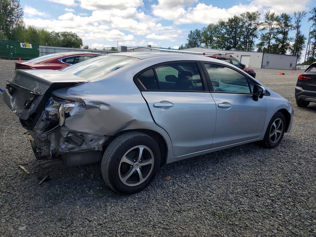 2015 Honda Civic Se Silver vin: 2HGFB2F70FH535856