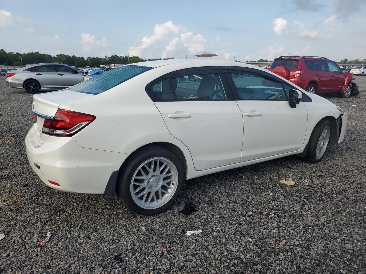 2015 Honda Civic Se White vin: 2HGFB2F70FH551278