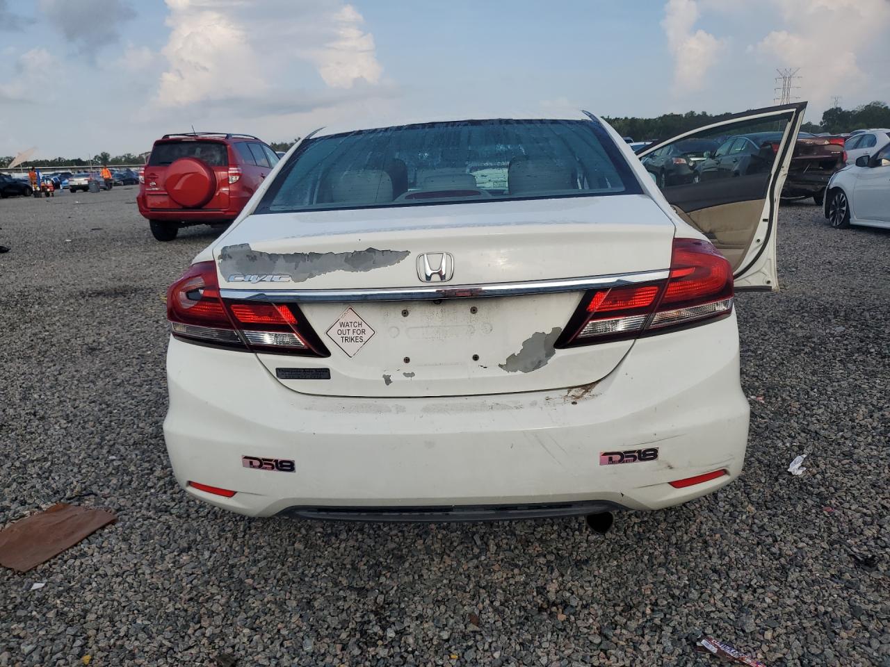 2015 Honda Civic Se White vin: 2HGFB2F70FH551278