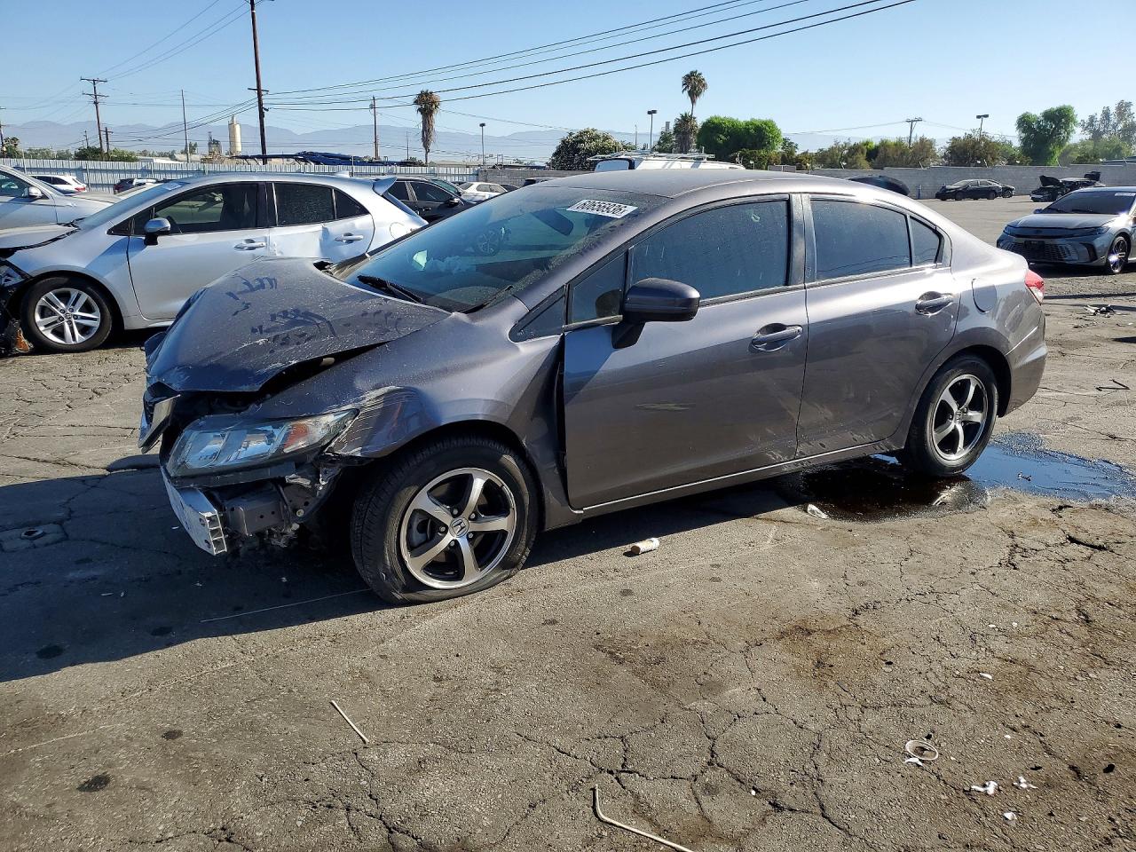 2015 Honda Civic Se Угольный vin: 2HGFB2F70FH560398