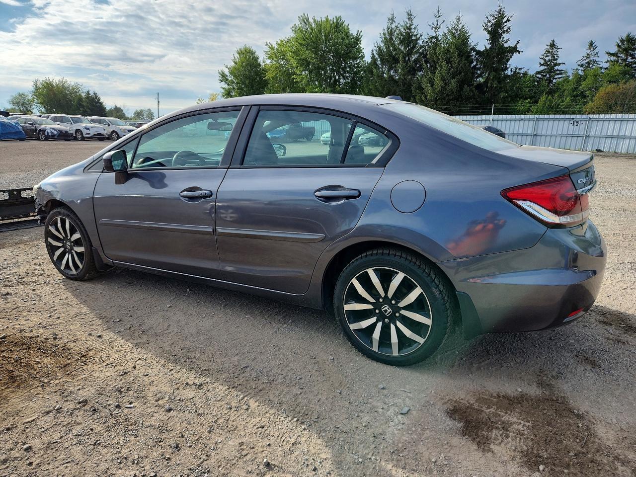 2015 Honda Civic Se Gray vin: 2HGFB2F71FH032286