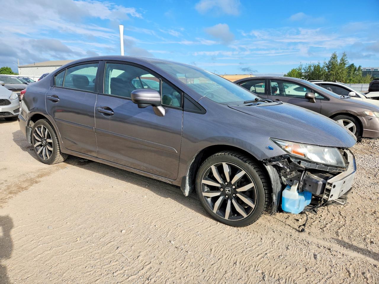 2015 Honda Civic Se Gray vin: 2HGFB2F71FH032286