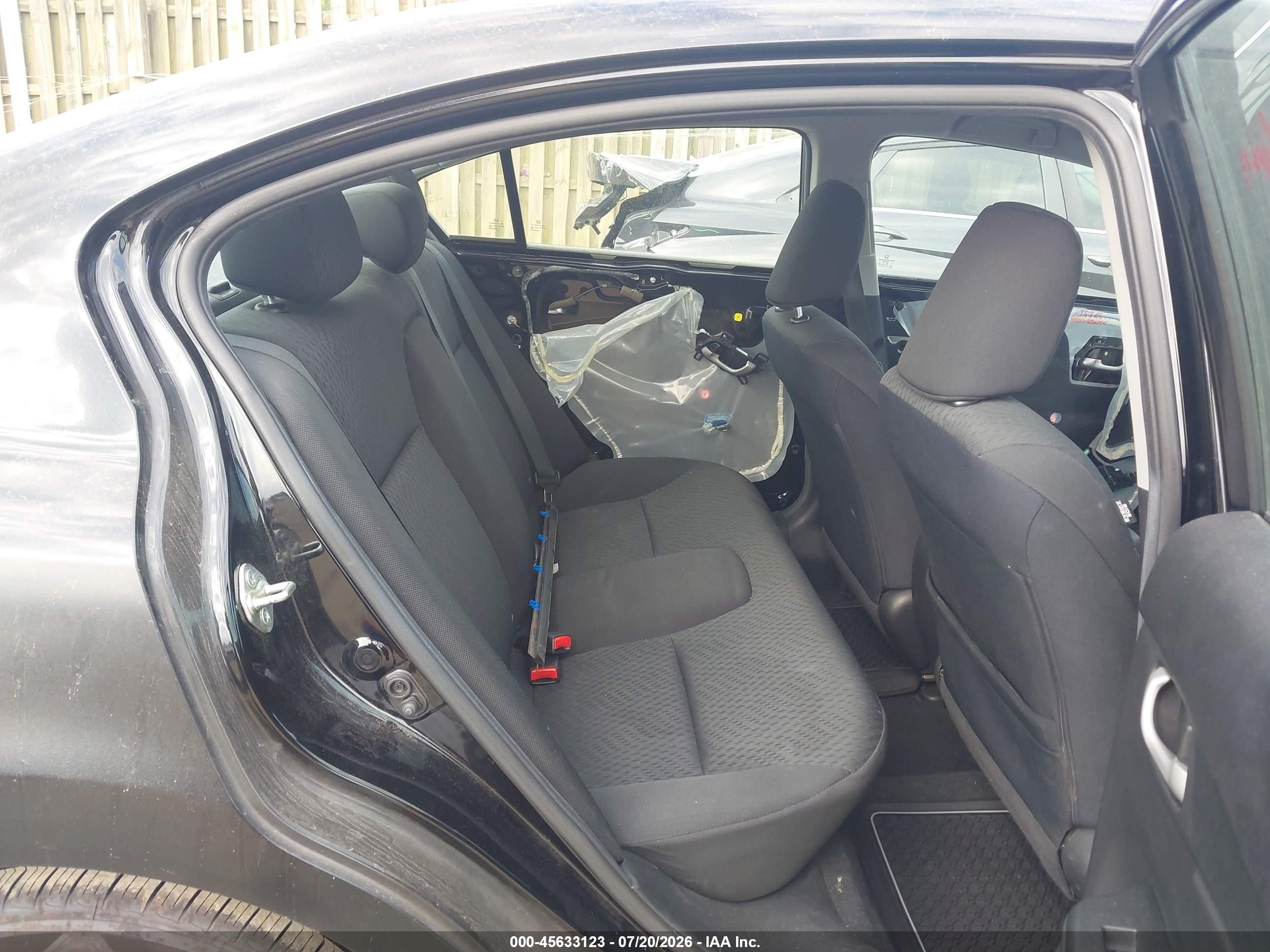 2015 Honda Civic Se Black vin: 2HGFB2F72FH540993
