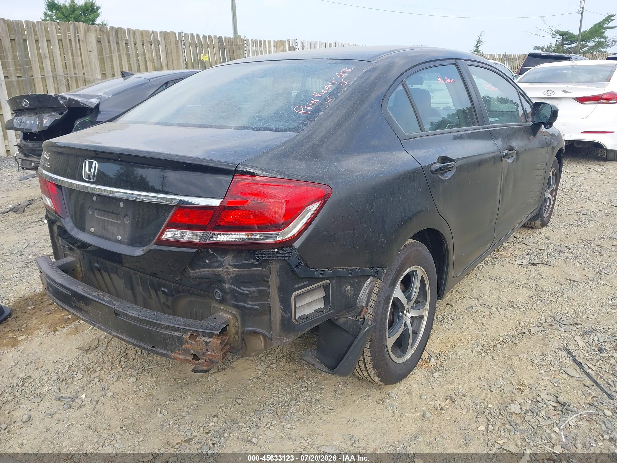 2015 Honda Civic Se Black vin: 2HGFB2F72FH540993