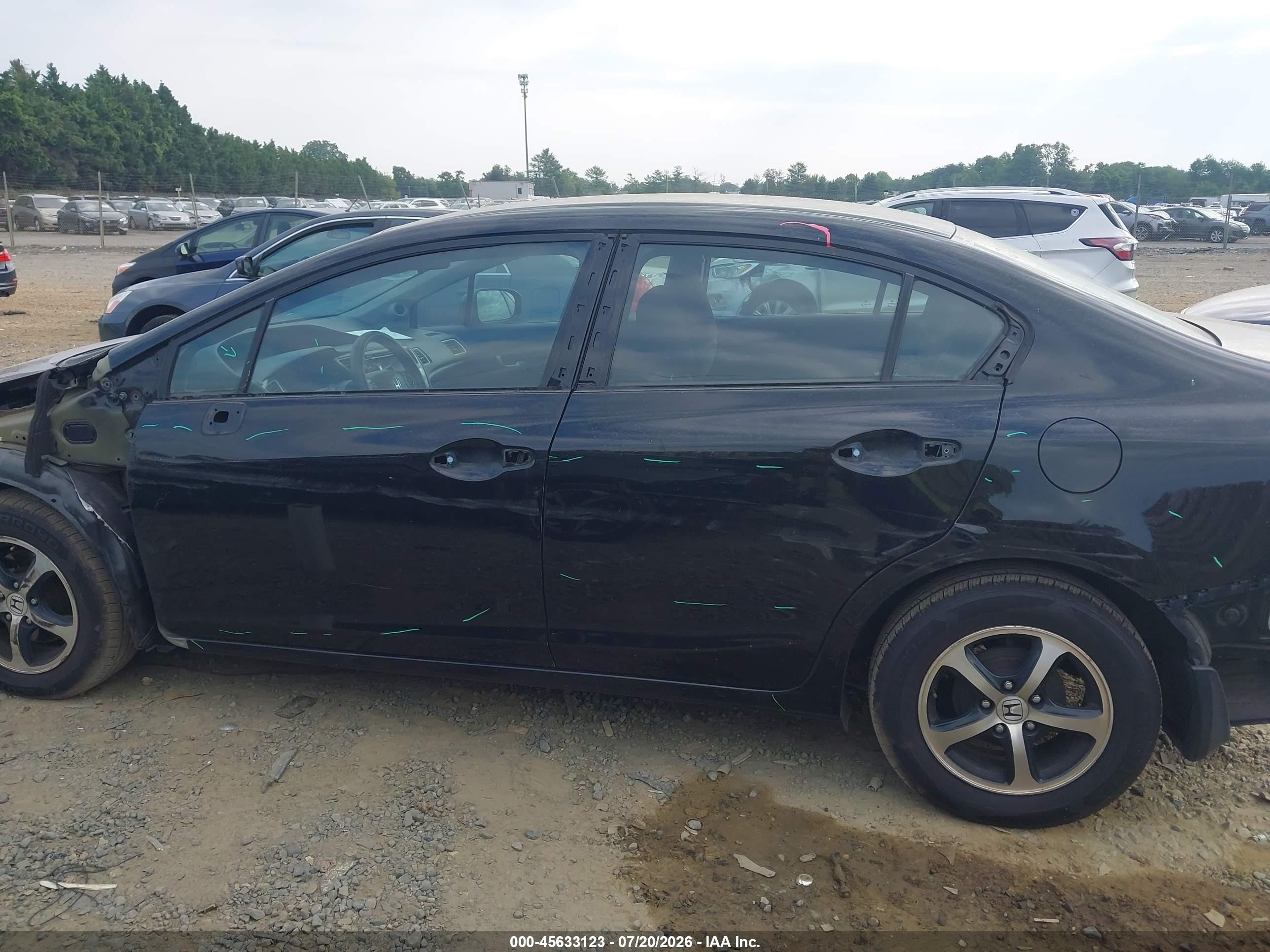 2015 Honda Civic Se Black vin: 2HGFB2F72FH540993