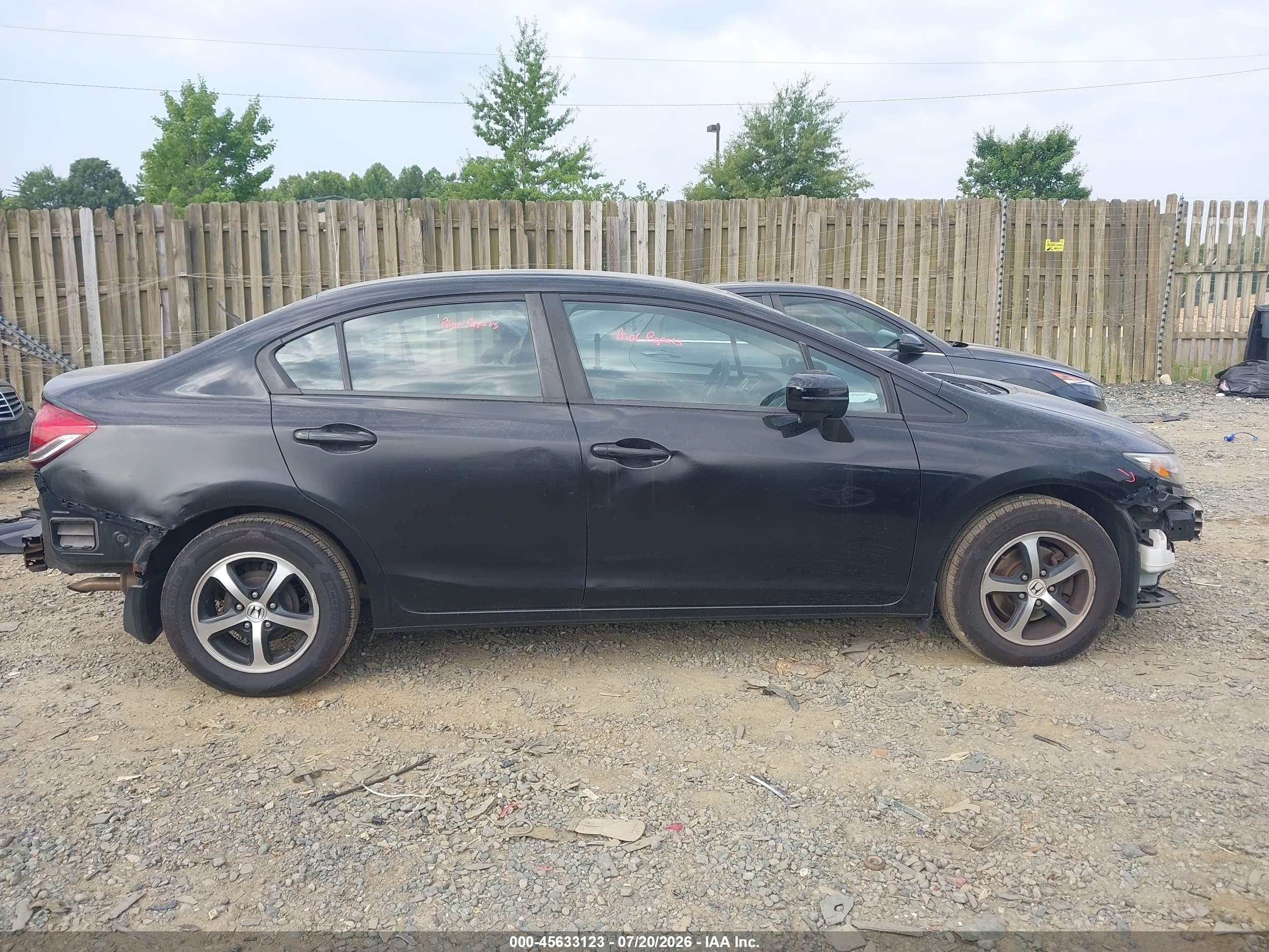 2015 Honda Civic Se Black vin: 2HGFB2F72FH540993