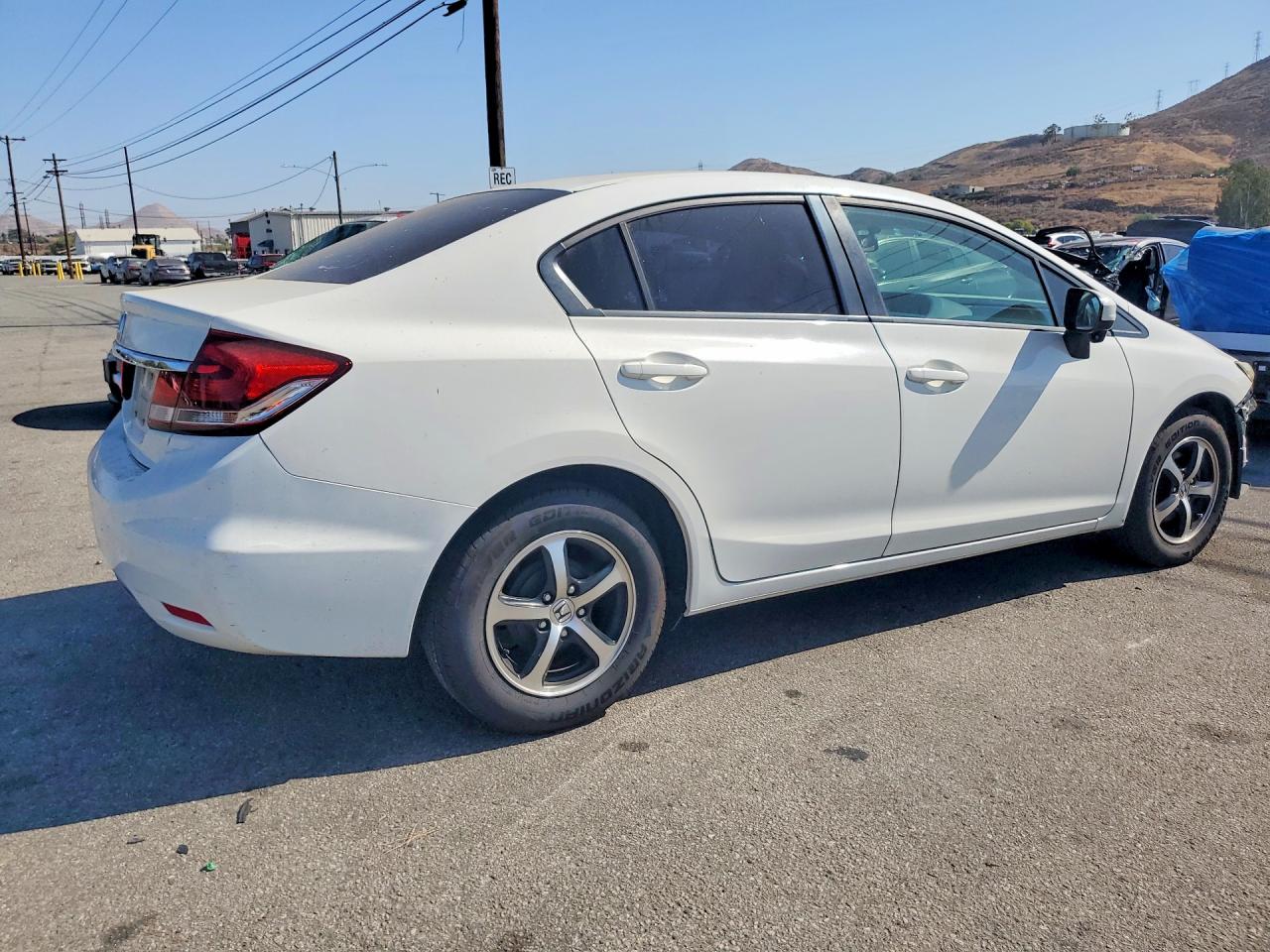 2015 Honda Civic Se White vin: 2HGFB2F73FH539819