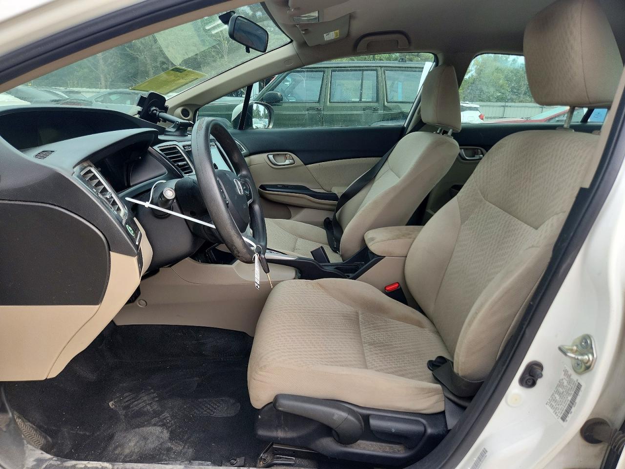 2015 Honda Civic Se White vin: 2HGFB2F73FH541442