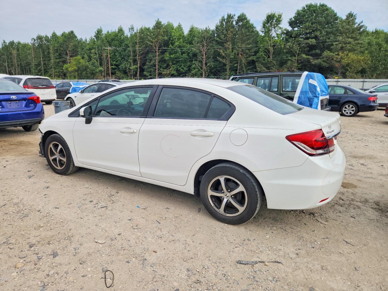 2015 Honda Civic Se White vin: 2HGFB2F73FH541442