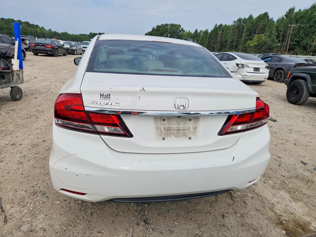 2015 Honda Civic Se White vin: 2HGFB2F73FH541442