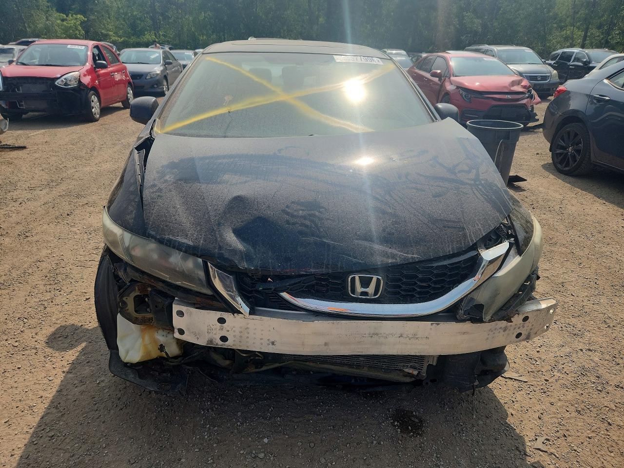 2013 Honda Civic Touring Black vin: 2HGFB2F74DH034370