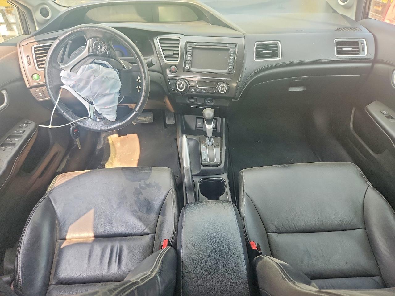 2013 Honda Civic Touring Black vin: 2HGFB2F74DH034370