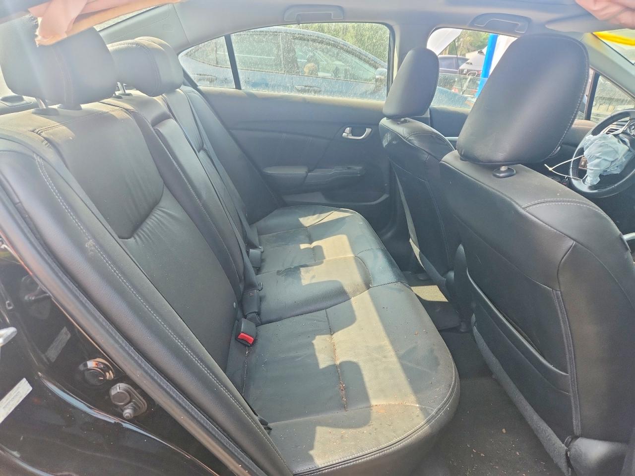 2013 Honda Civic Touring Black vin: 2HGFB2F74DH034370
