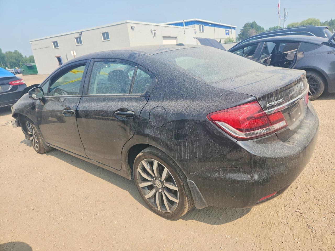 2013 Honda Civic Touring Black vin: 2HGFB2F74DH034370