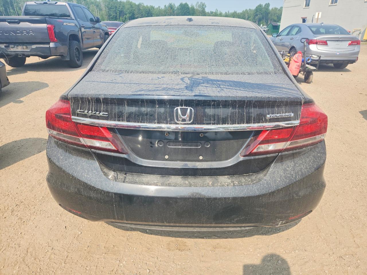 2013 Honda Civic Touring Black vin: 2HGFB2F74DH034370
