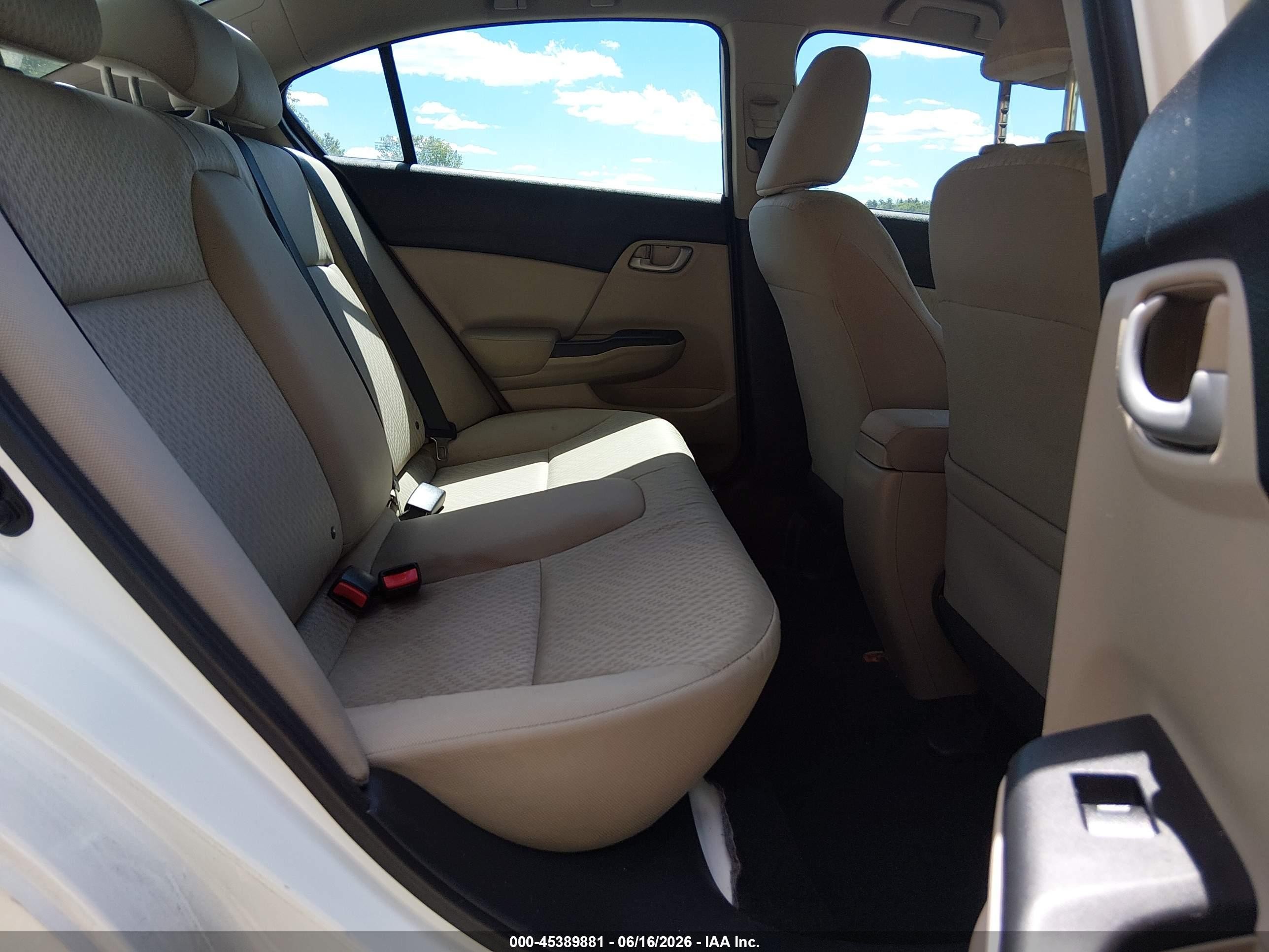 2015 Honda Civic Se White vin: 2HGFB2F74FH507008