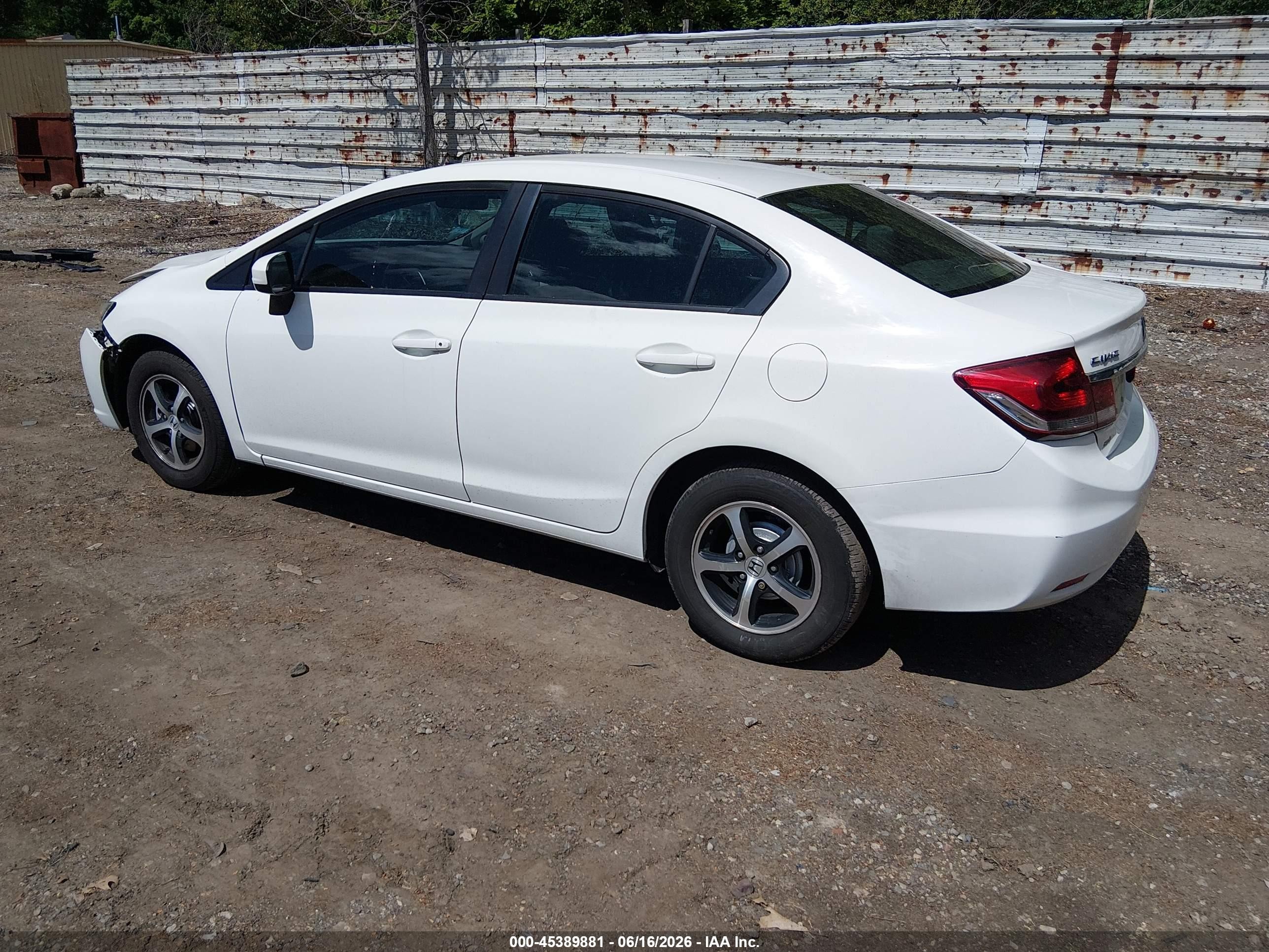 2015 Honda Civic Se White vin: 2HGFB2F74FH507008