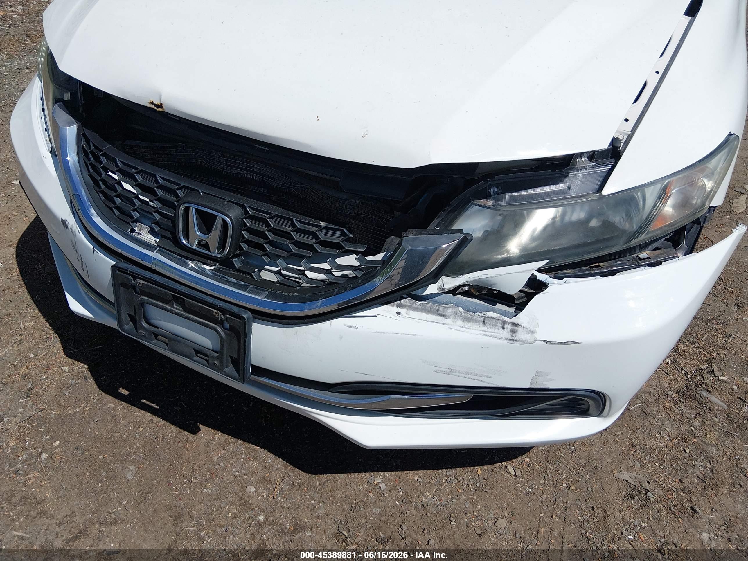 2015 Honda Civic Se White vin: 2HGFB2F74FH507008