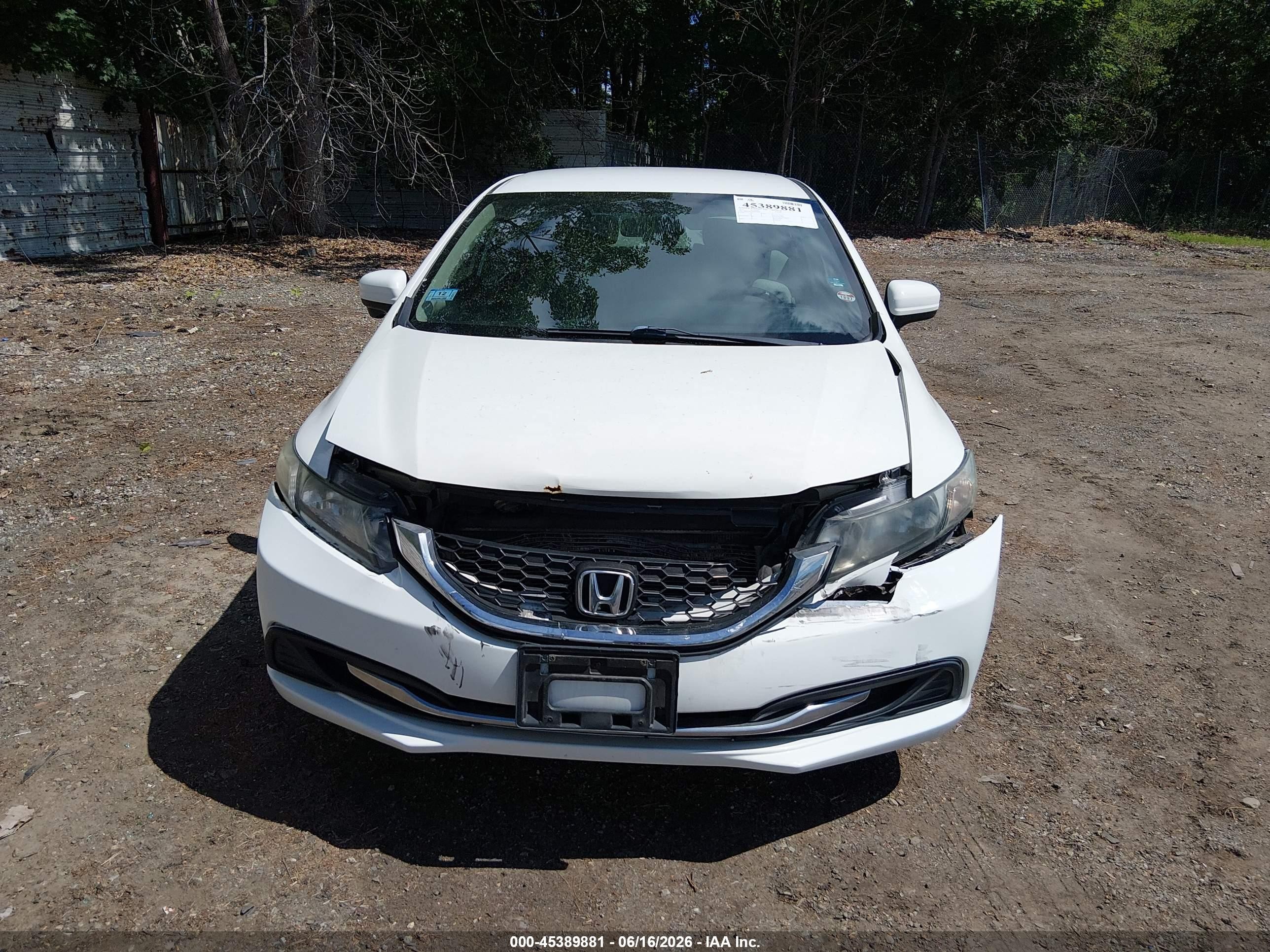 2015 Honda Civic Se White vin: 2HGFB2F74FH507008
