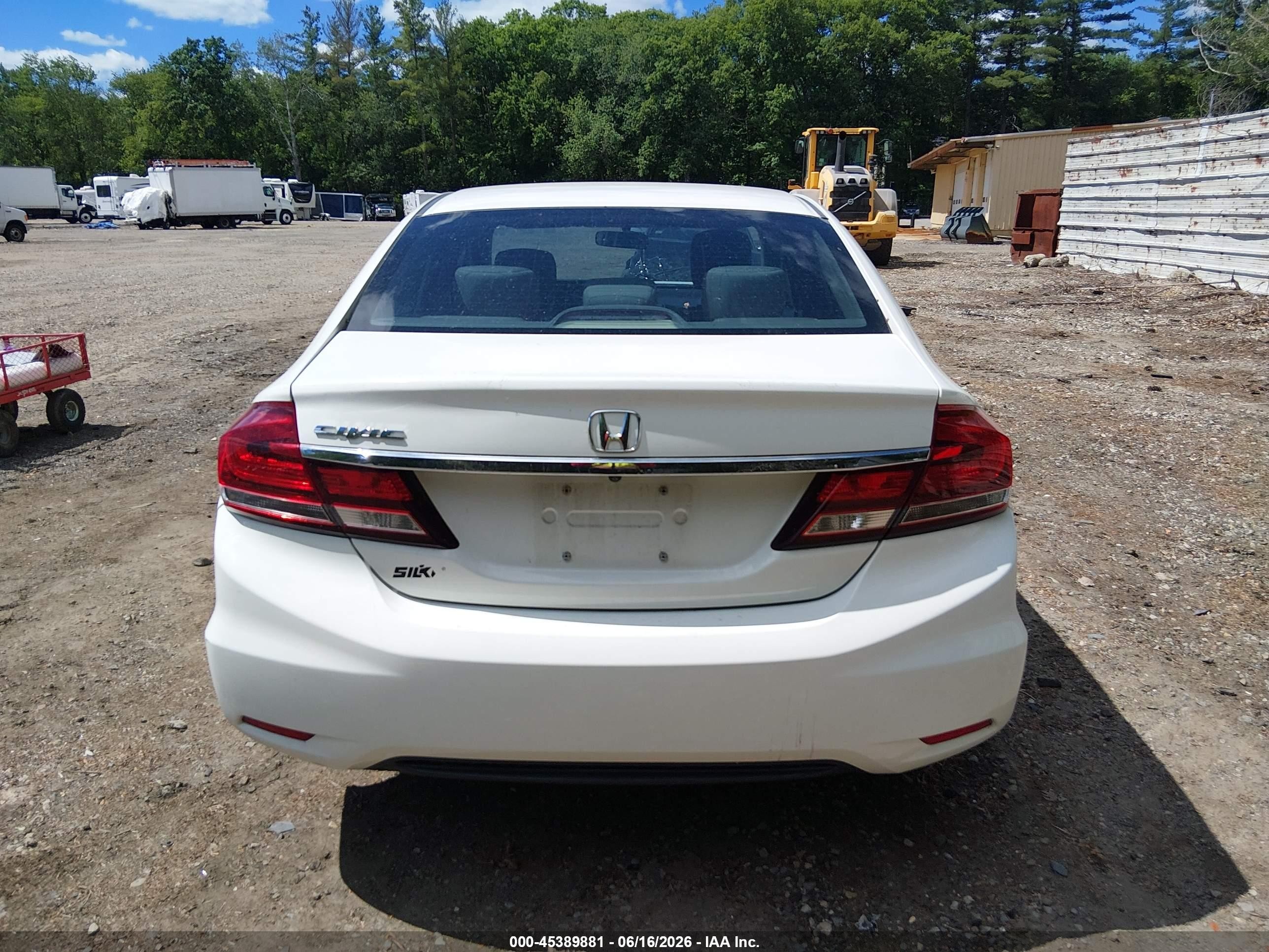 2015 Honda Civic Se White vin: 2HGFB2F74FH507008