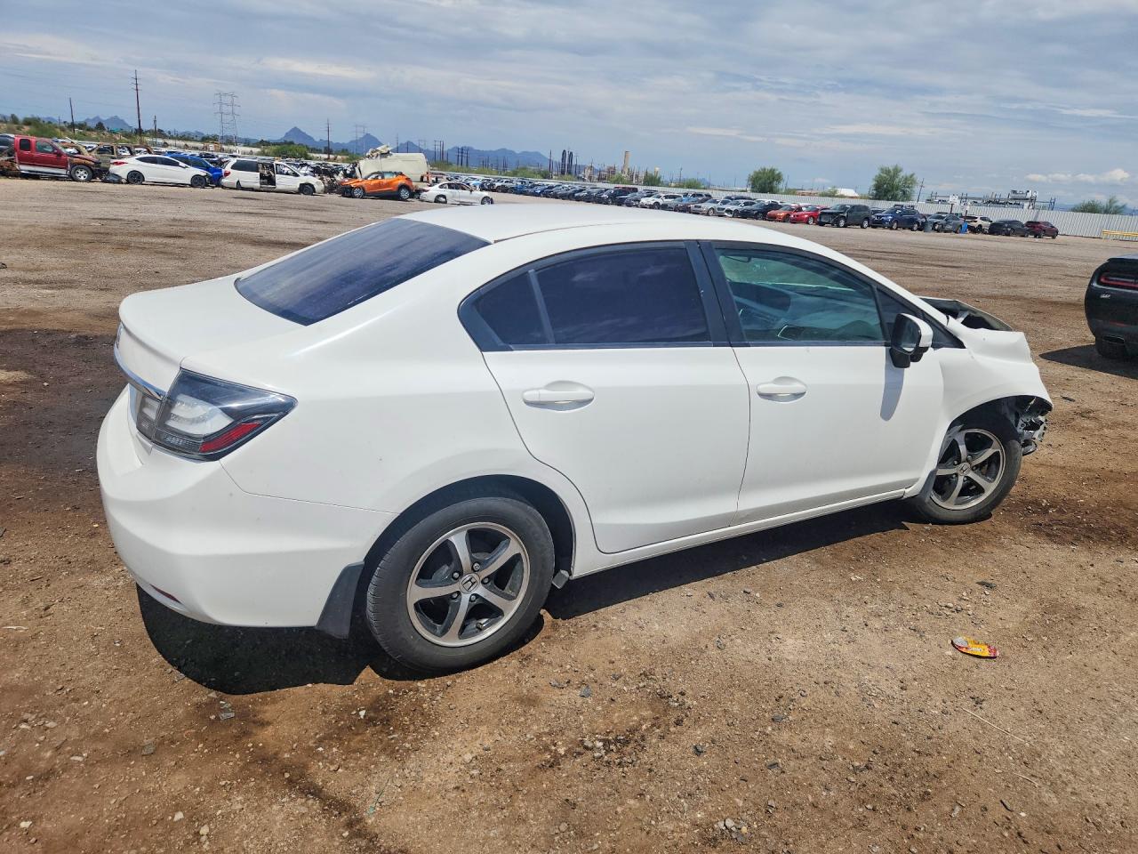 2015 Honda Civic Se White vin: 2HGFB2F74FH530613