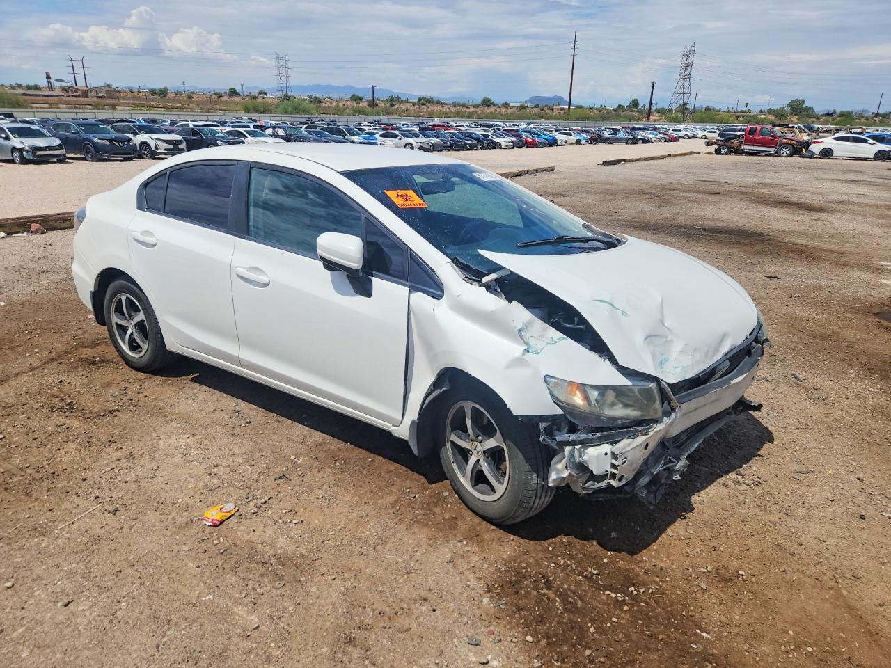 2015 Honda Civic Se White vin: 2HGFB2F74FH530613