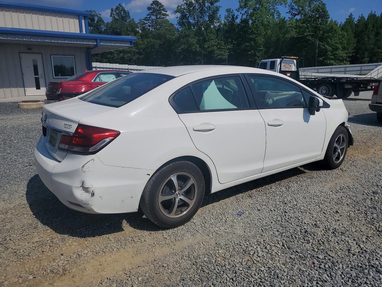 2015 Honda Civic Se Белый vin: 2HGFB2F74FH539070