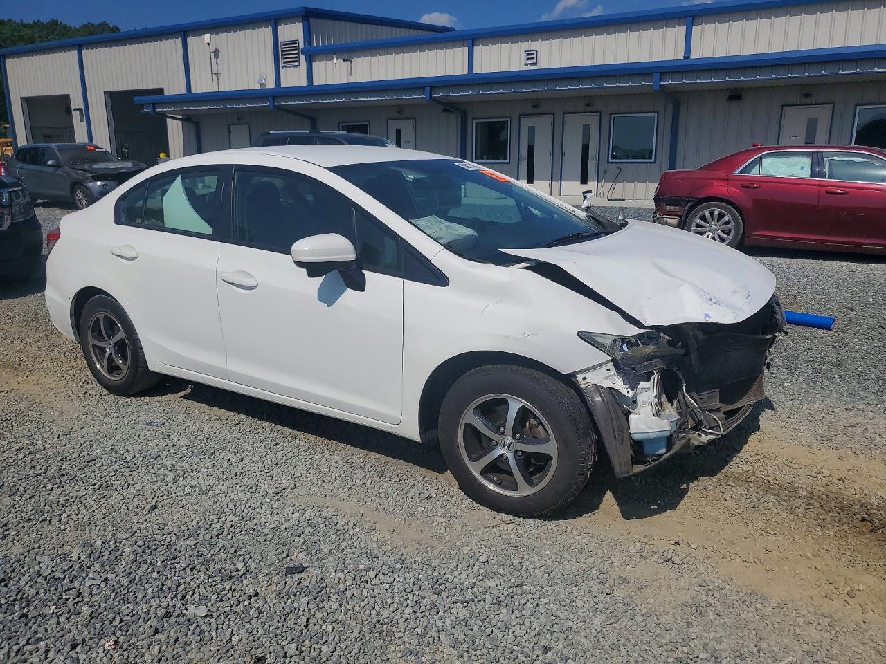 2015 Honda Civic Se Белый vin: 2HGFB2F74FH539070