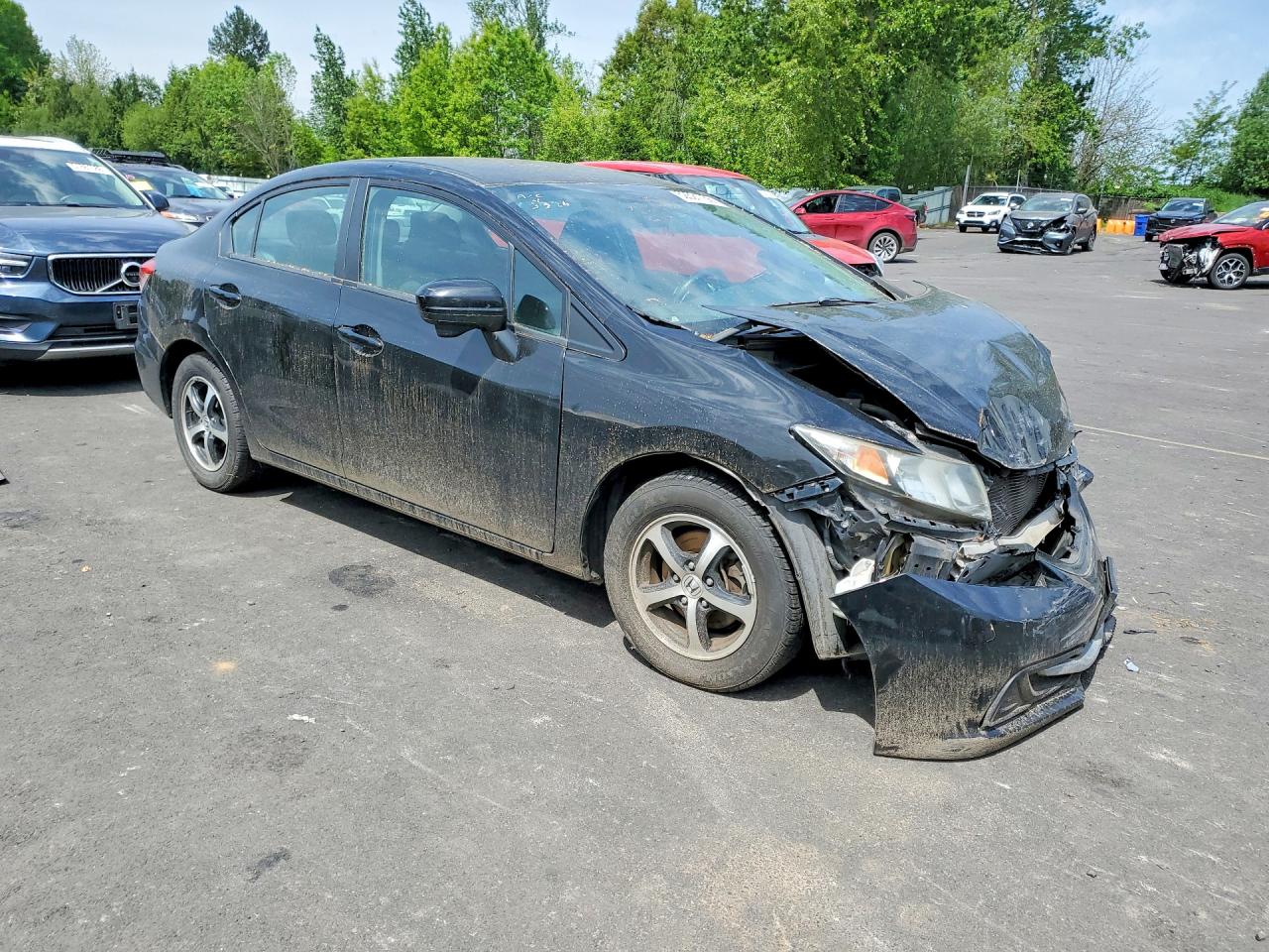 2015 Honda Civic Se Black vin: 2HGFB2F74FH560131