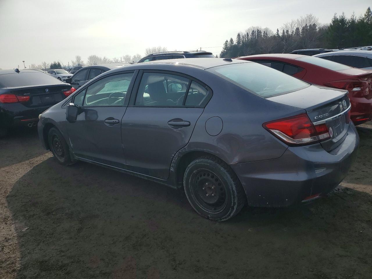 2014 Honda Civic Touring 4dr Серебряный vin: 2HGFB2F75EH015456