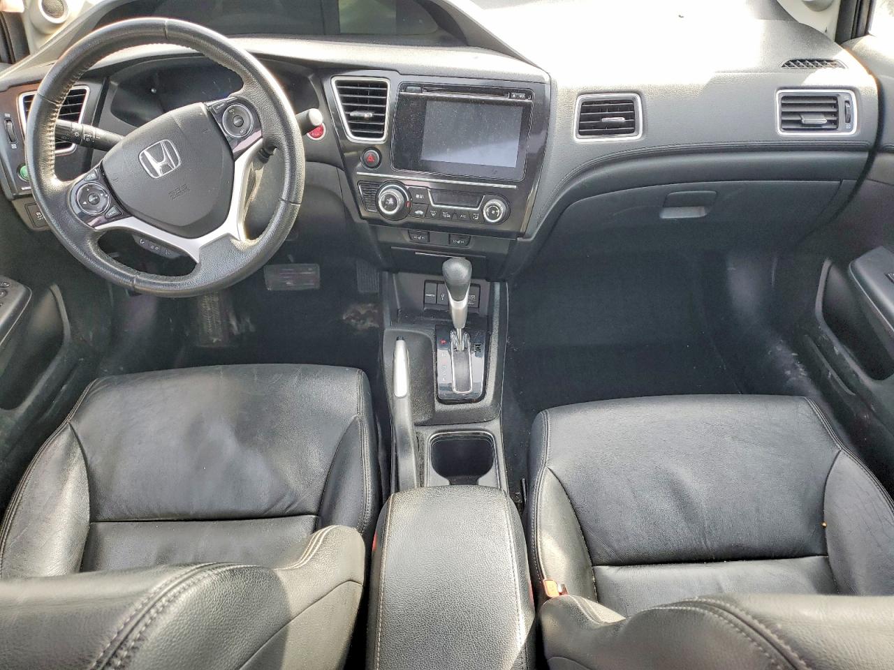2014 Honda Civic Touring 4dr Серебряный vin: 2HGFB2F75EH015456