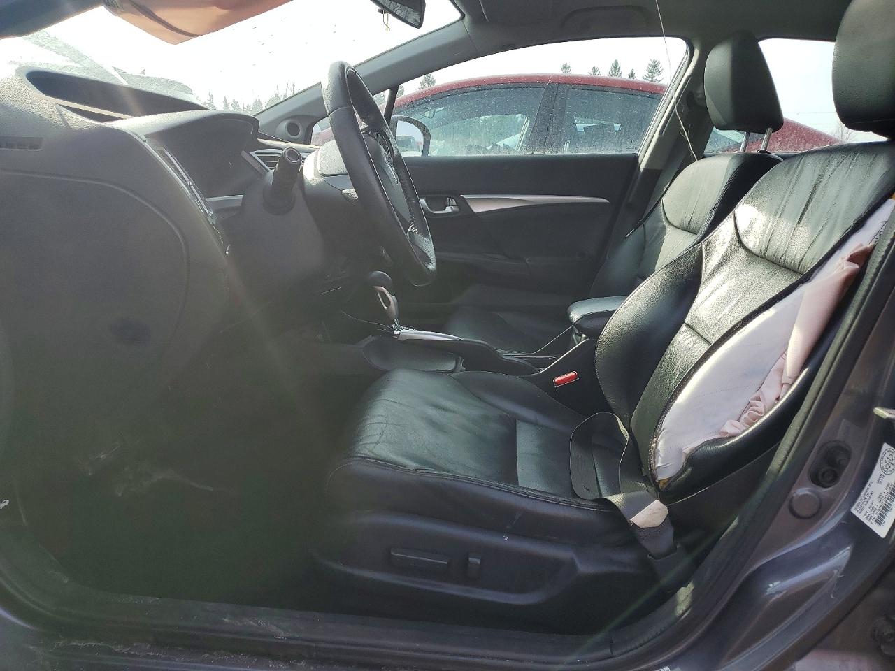 2014 Honda Civic Touring 4dr Серебряный vin: 2HGFB2F75EH015456