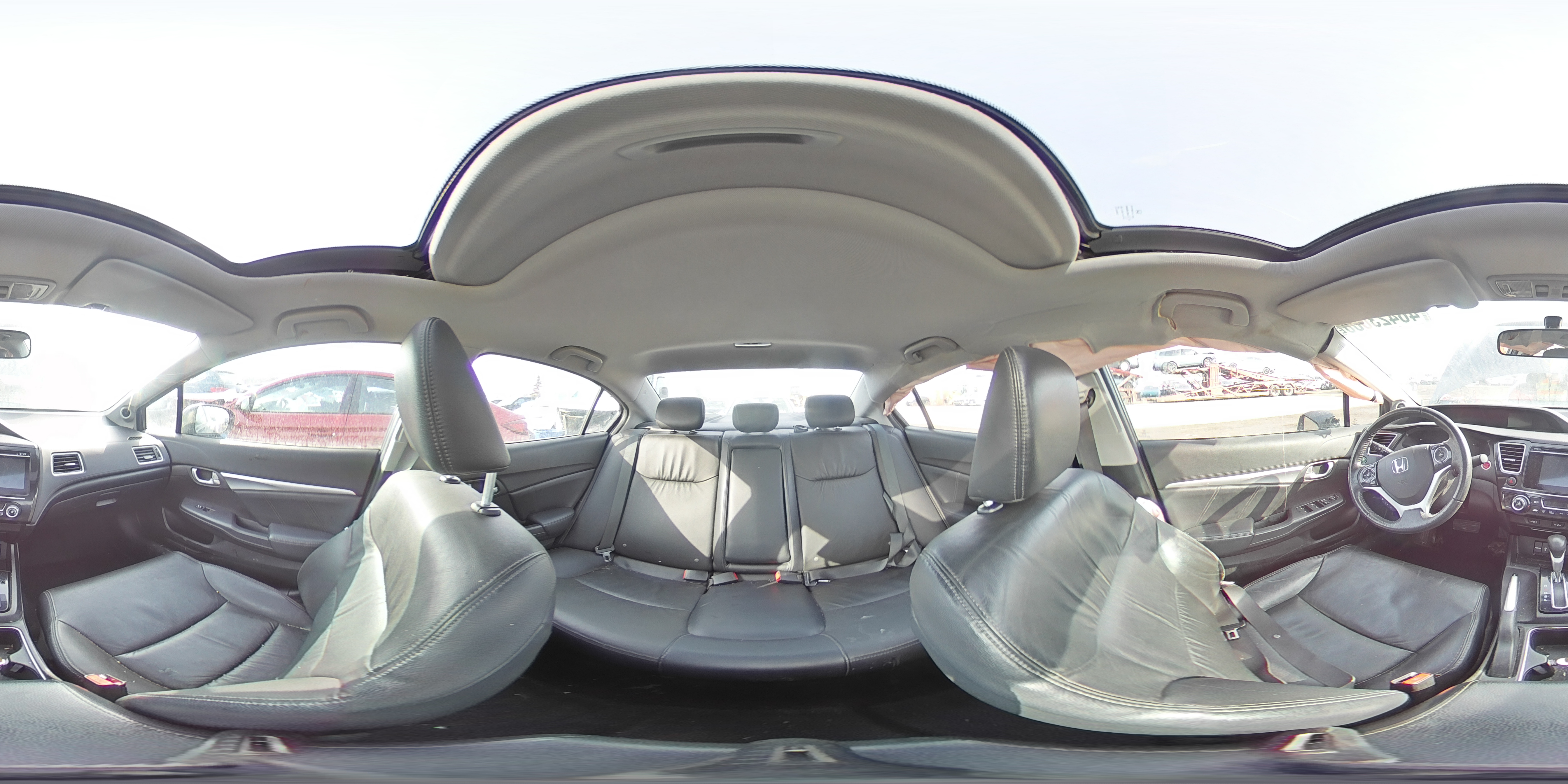 2014 Honda Civic Touring 4dr Серебряный vin: 2HGFB2F75EH015456