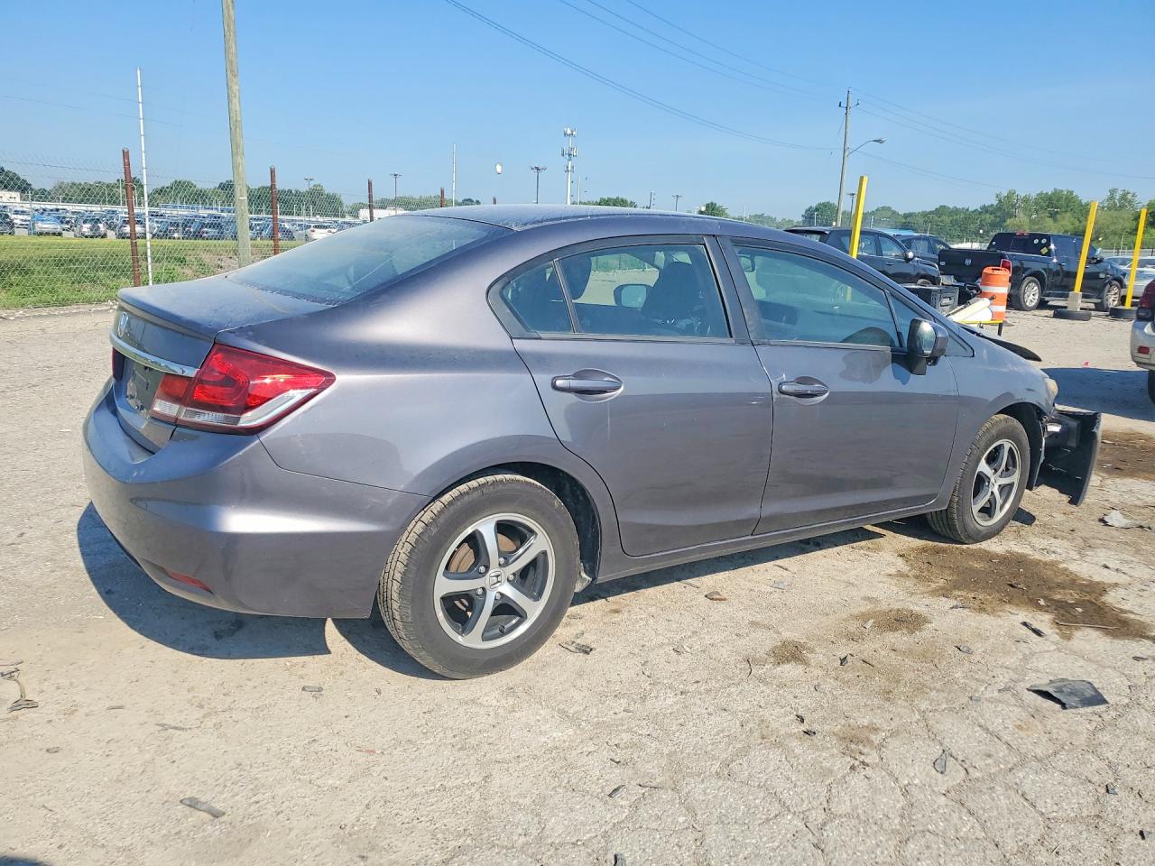 2015 Honda Civic Se Gray vin: 2HGFB2F75FH506188