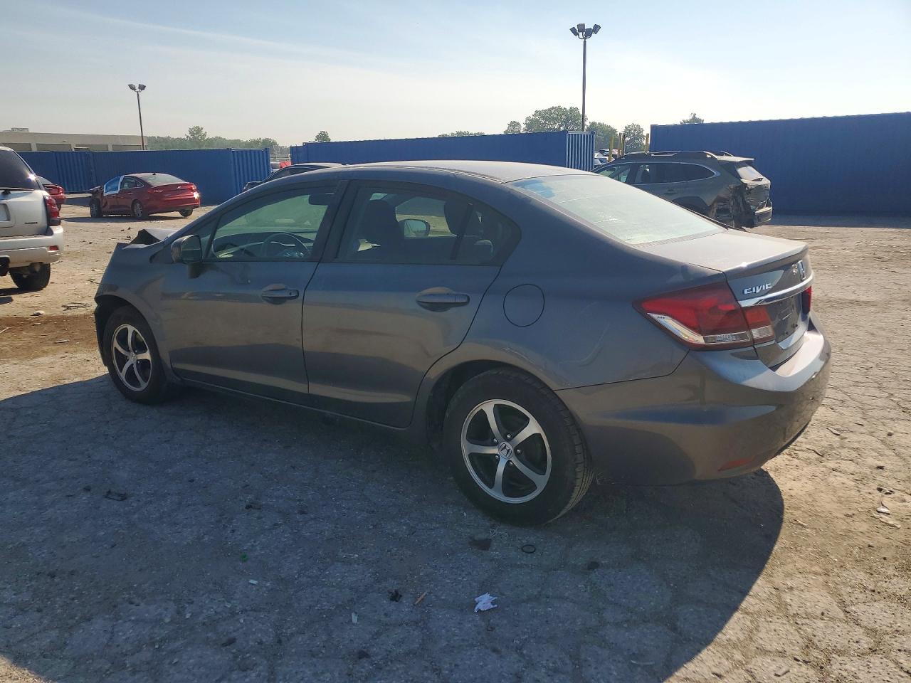 2015 Honda Civic Se Gray vin: 2HGFB2F75FH506188