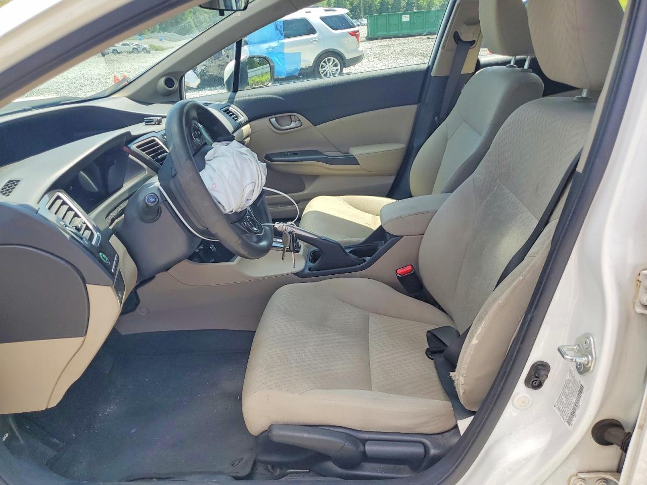 2015 Honda Civic Se White vin: 2HGFB2F75FH541426