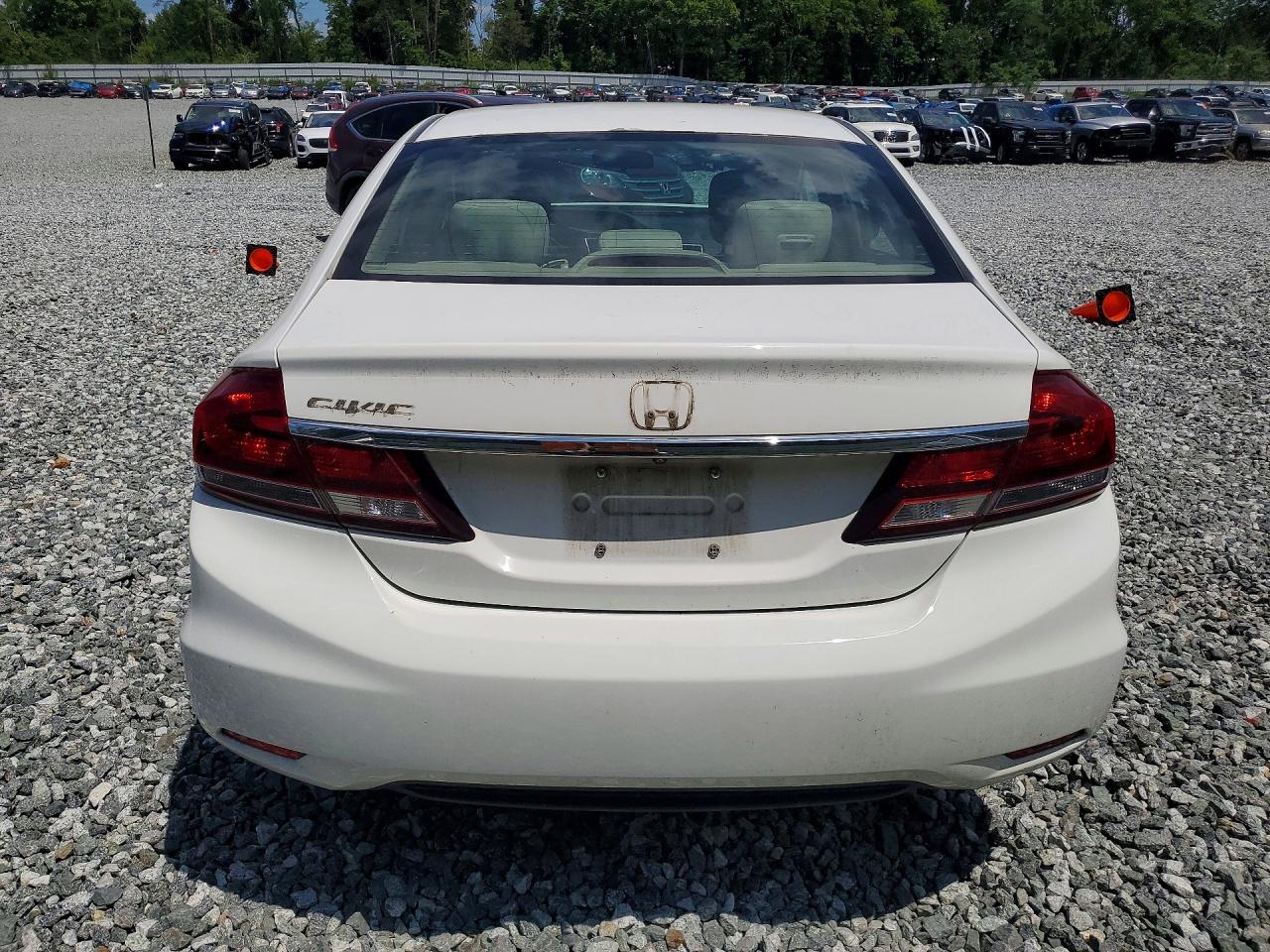 2015 Honda Civic Se White vin: 2HGFB2F75FH541426