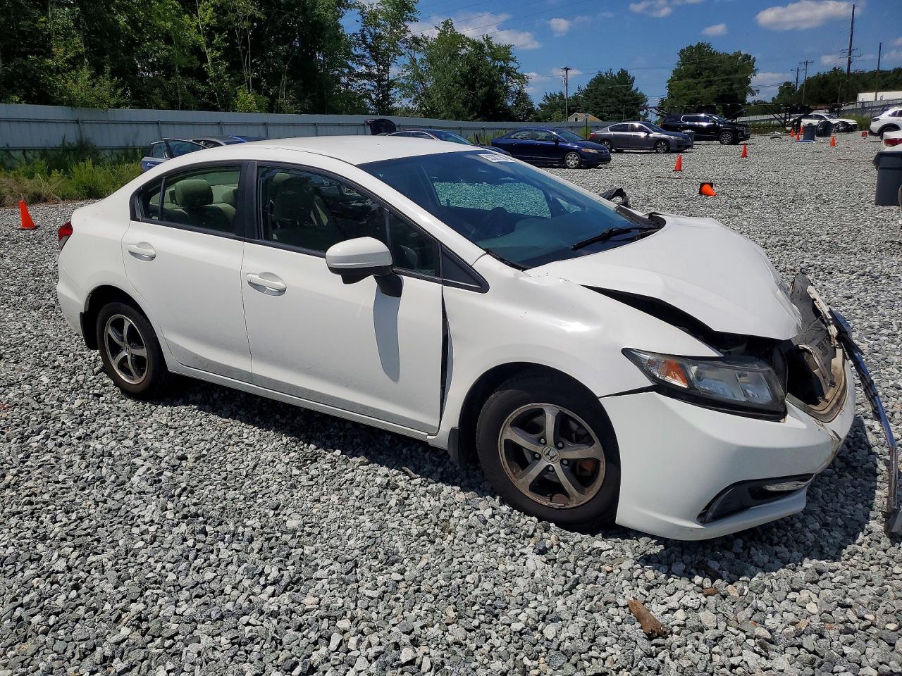 2015 Honda Civic Se White vin: 2HGFB2F75FH541426