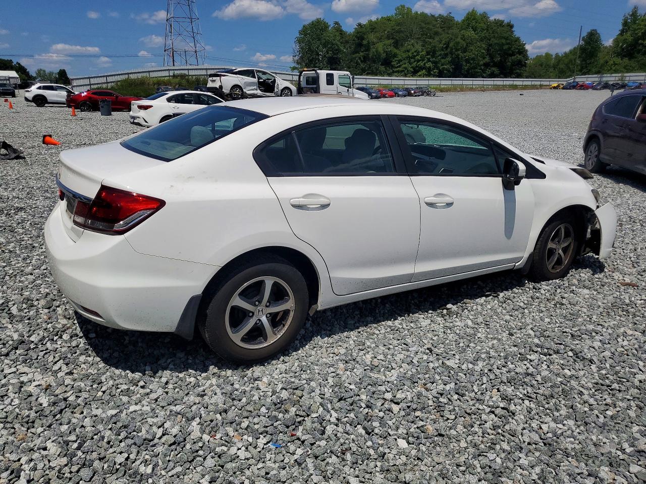2015 Honda Civic Se White vin: 2HGFB2F75FH541426