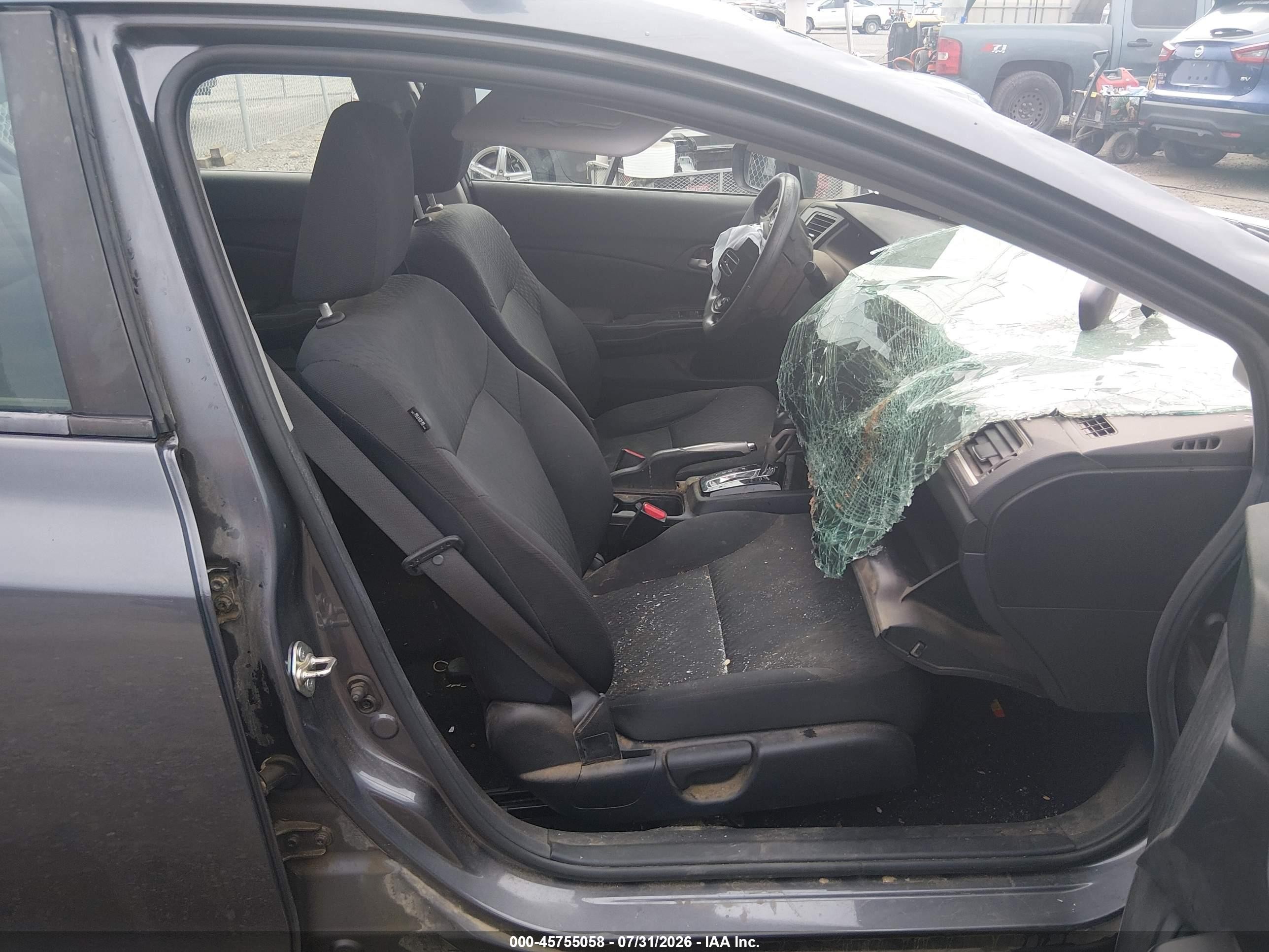 2015 Honda Civic Se Gray vin: 2HGFB2F75FH561305