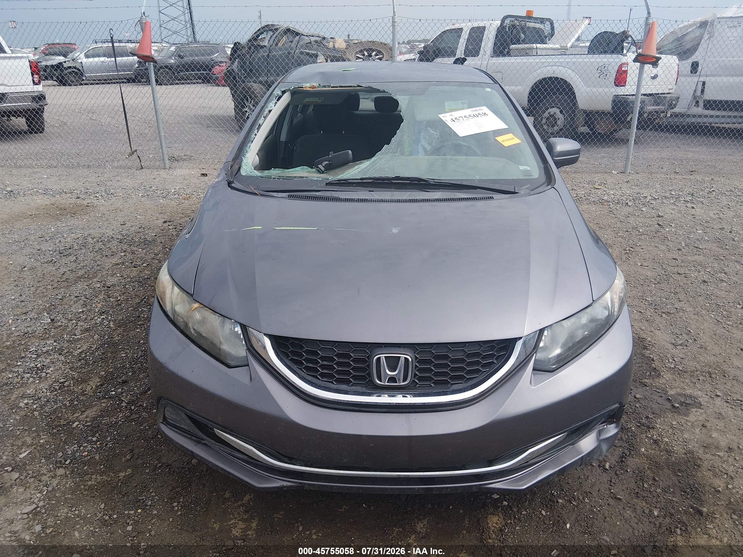 2015 Honda Civic Se Gray vin: 2HGFB2F75FH561305