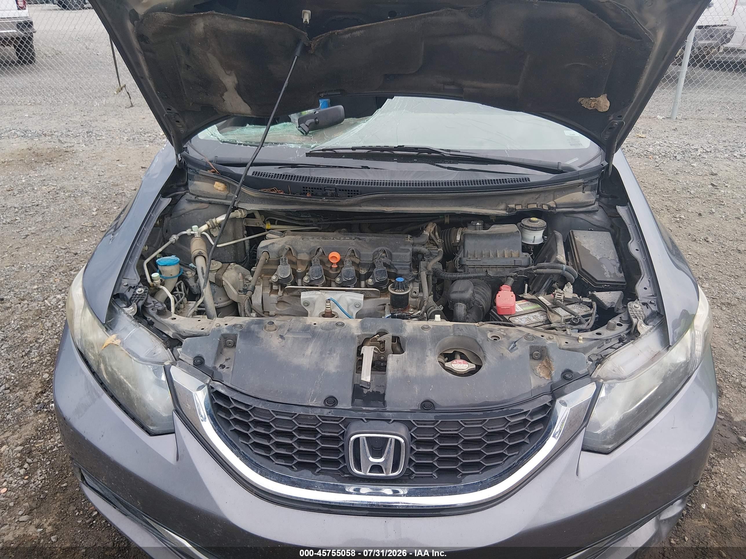 2015 Honda Civic Se Gray vin: 2HGFB2F75FH561305