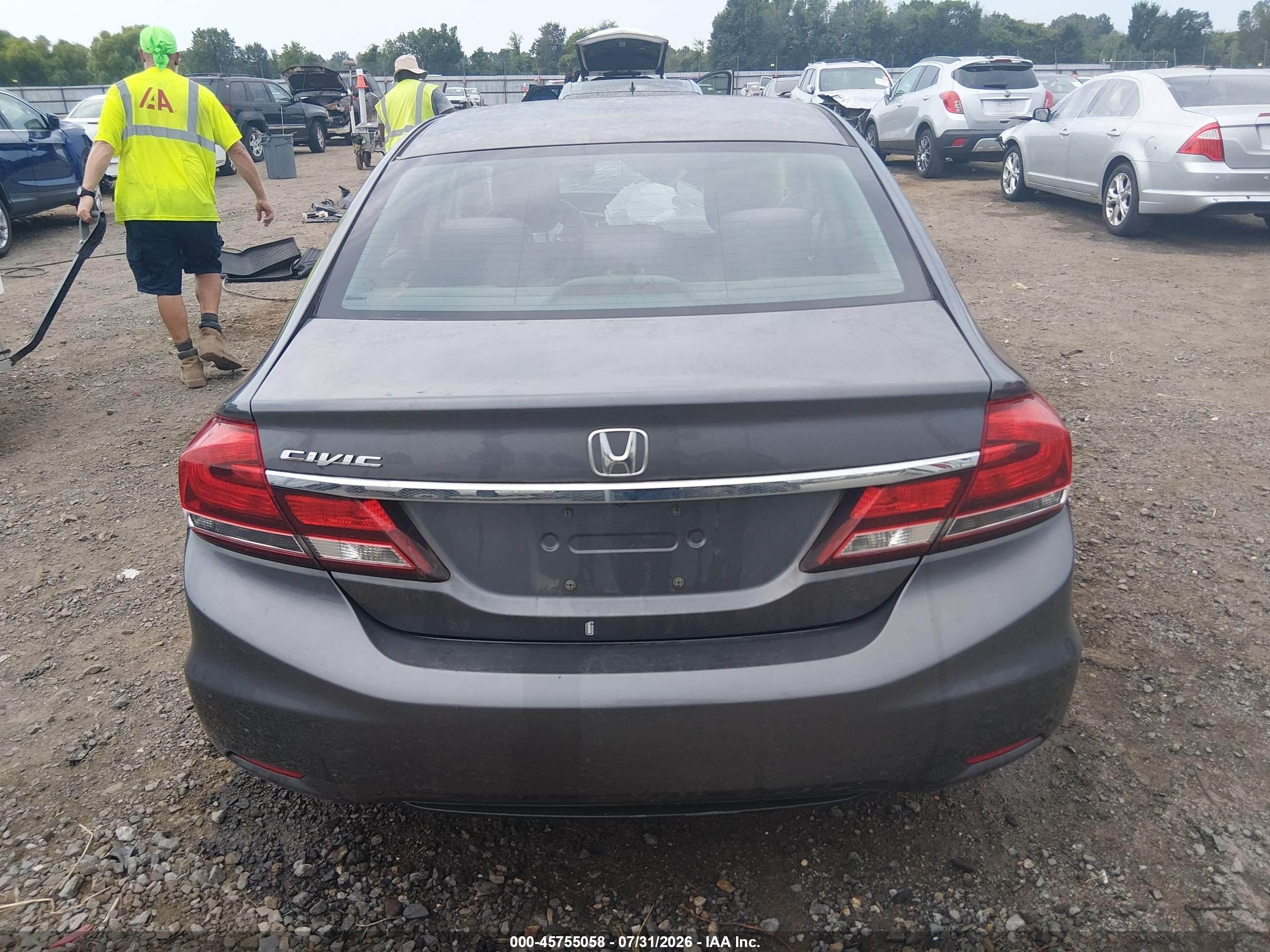 2015 Honda Civic Se Gray vin: 2HGFB2F75FH561305