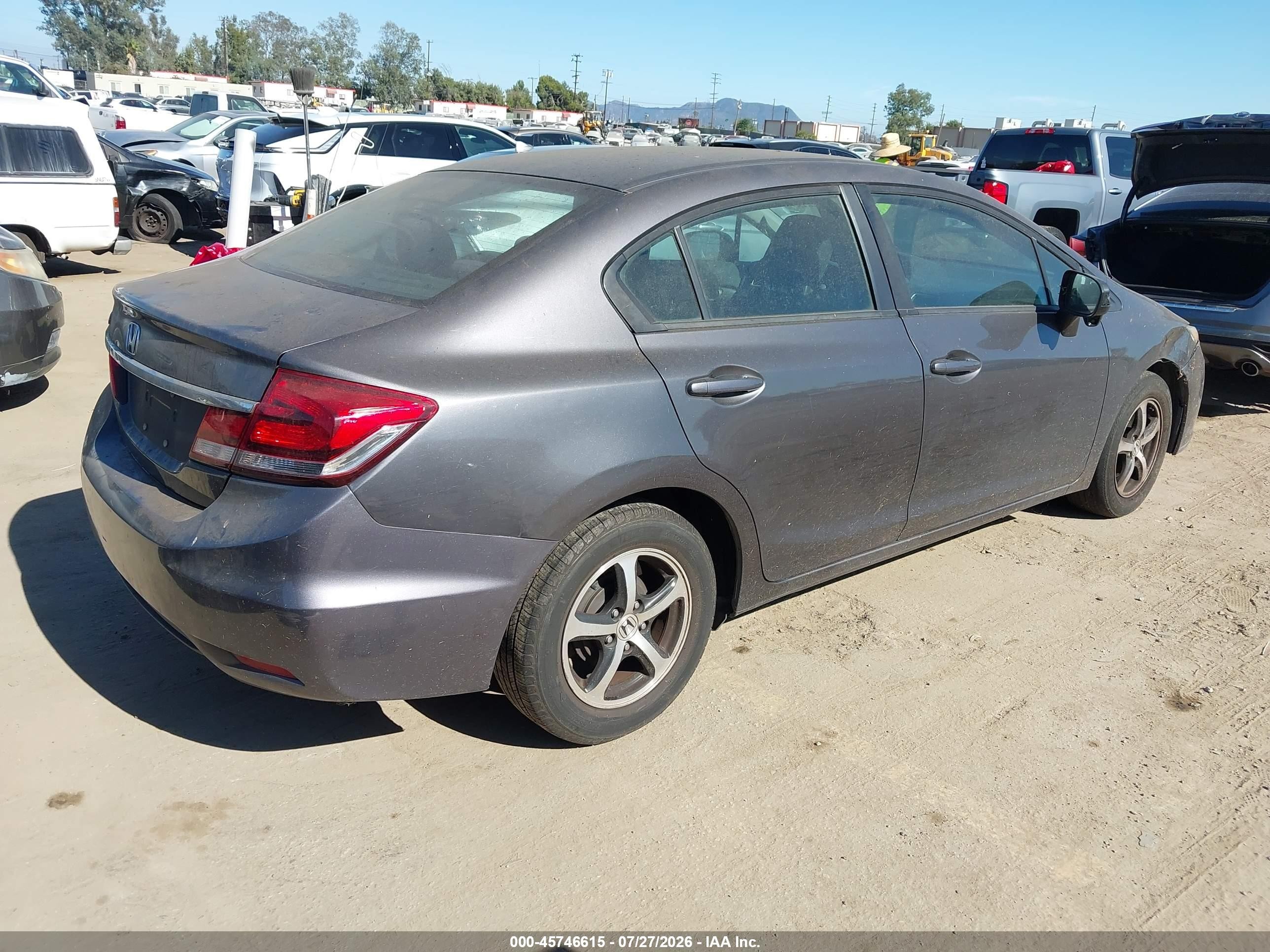 2015 Honda Civic Se Gray vin: 2HGFB2F76FH536042